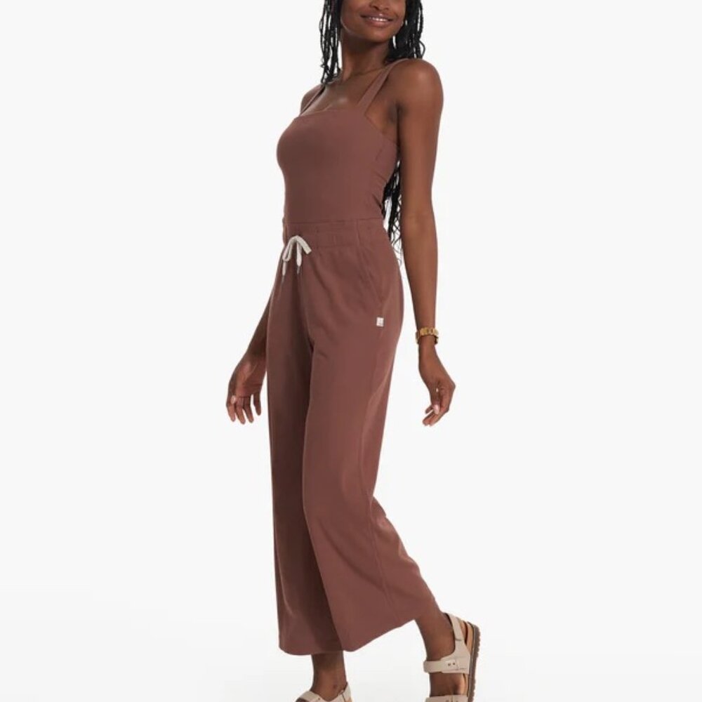 Vuori Pose Jumpsuit Hazelnut Women's Small